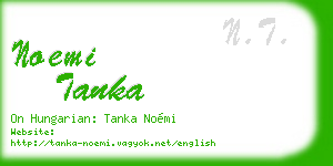 noemi tanka business card